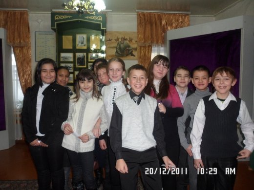 20 декабря  ученики   6 «Б» класса  побывали  на  экскурсии  в музее   Майры  Шамсутдиновой.