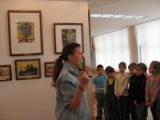 Сегодня дети подготовительных групп посетили художественный музей.