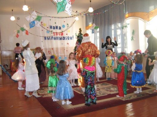 Новогодний праздник в мини-центре  «Балдырған»