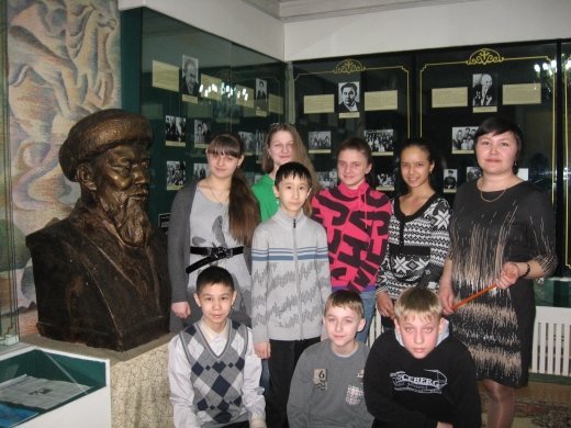 28 марта ученики 6 «А» класса посетили областной музей литературы и искусства имени Бухар Жырау.