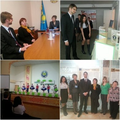Встреча с 1-м секретарем Посольства Федеративной Республики Германия в Казахстане