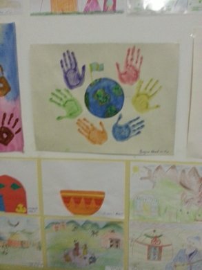Выставка рисунков «Казахстан – моя Родина!» в детском саду №86