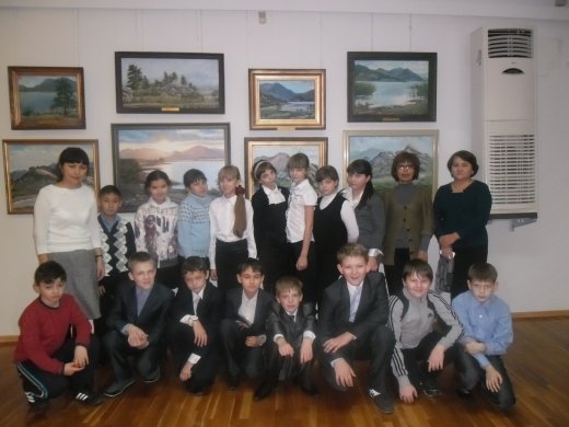Учащийся 5 «б» класс ГУ «Школа-лицей №16» посетили Павлодарский областной художественный музей
