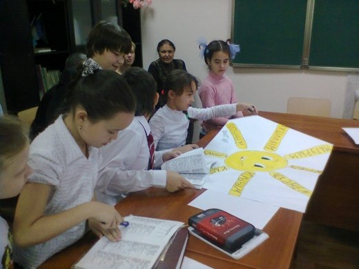 прошел открытый урок по татарскому языку  в младшей группе