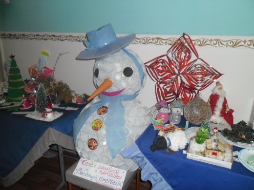 Выставка Новогодних игрушек в УВК №42