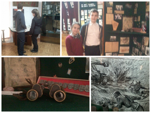 17  января в 11.00 учащиеся 6 Г класса посетили музей «Деды – ветераны, внуки - следопыты» на базе Дворца Школьников им. М.М. Катаева.