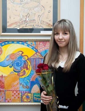 Выставка  выпускницы ДХШ №2 Г. Павлодара Талановой  Вики