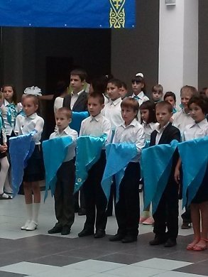 На базе школы-лицея № 16  в рамках празднования Дня Астаны, Дня Первого Президента РК  детско-юношеская организация 