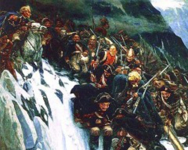 21 сентября 1799 г. 217 лет назад начался знаменитый переход через Альпы армии А.В. Суворова