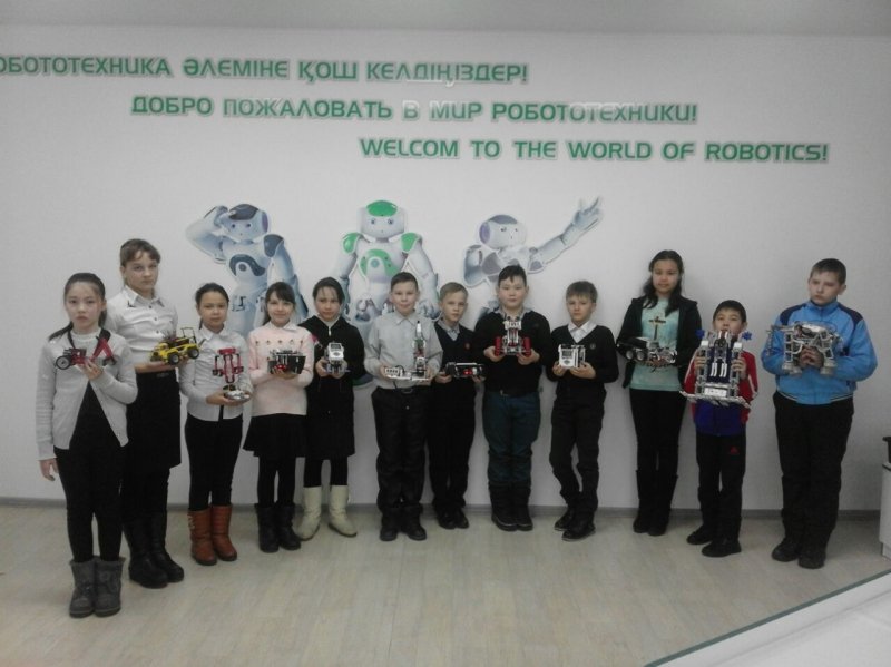 Выставка роботов в школе