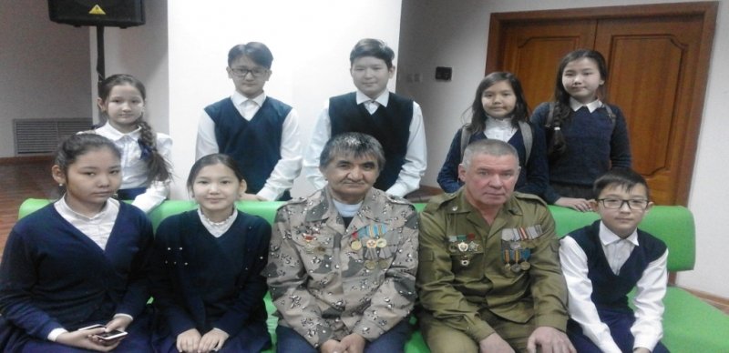 Встреча учеников с героями Афганской войны в рамках программы 