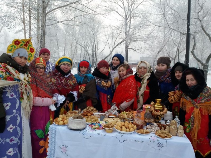 Коллектив СОСШПА №7 принял активное участие в праздновании Масленицы