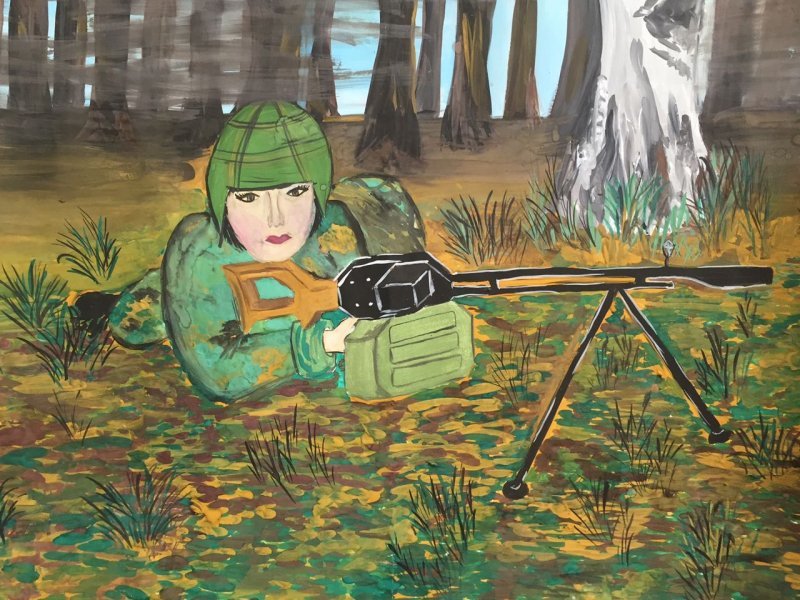 Конкурс детского рисунка «В память о павших в ВОВ»