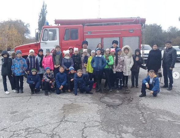 Ученики СОПШЭН 36 посетили 34-ю пожарную часть города Павлодар