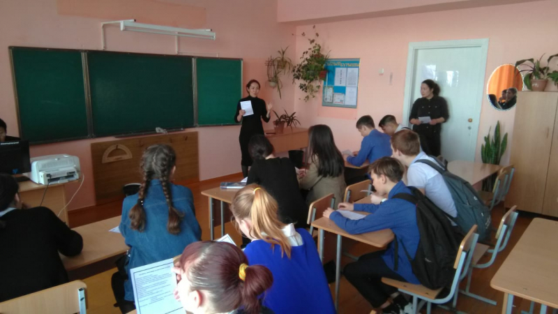 В СОШ №31 для учащихся 9 классов была проведена лекция о профориентации.