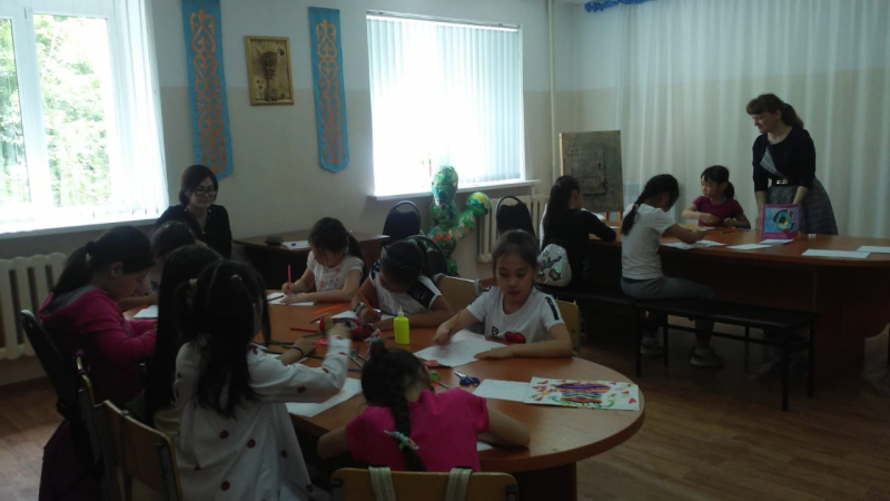 June 3rd, 2019. The children of the school camp of the school-lyceum No. 10. were met by the teachers of the club “Balshuak”. 