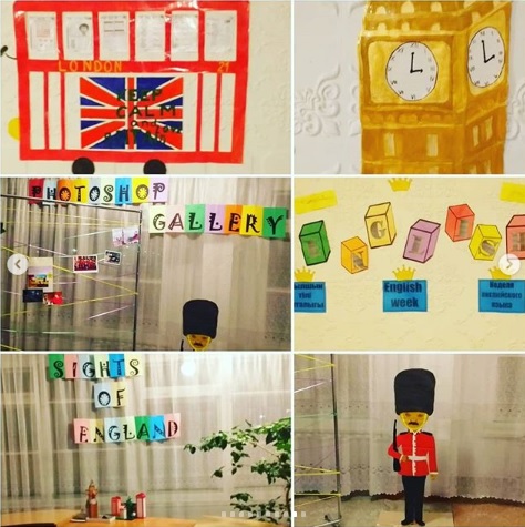 From February 17 to 21, an English week will be held at our school