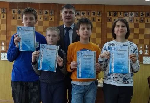 Победители областного турнира по шахматам