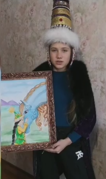 Ученица 7 а класса Дайкенова Алёна сделала подарок к празднику Наурыз. Дорог тот подарок, который сделан своими руками и с хорошим настроением.