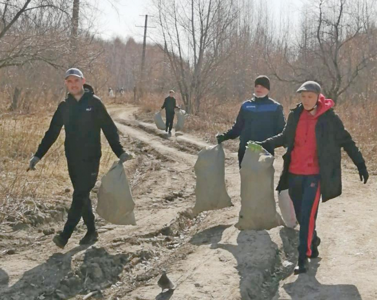 Павлодарские школьники за чистоту города