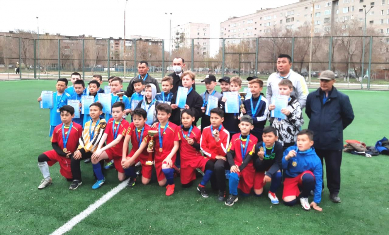 Павлодарские юные  футболисты - победители областного соревнования