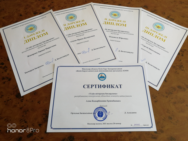 Дипломанты областного конкурса педагогов «Лучшая авторская программа»