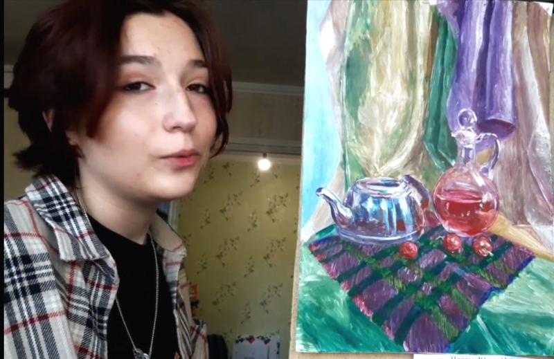 Независимый Казахстан в работах юных художников