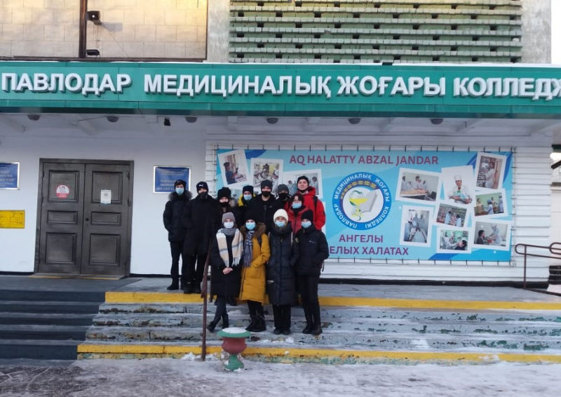 Павлодар медициналықжоғарыколледжге экскурсия