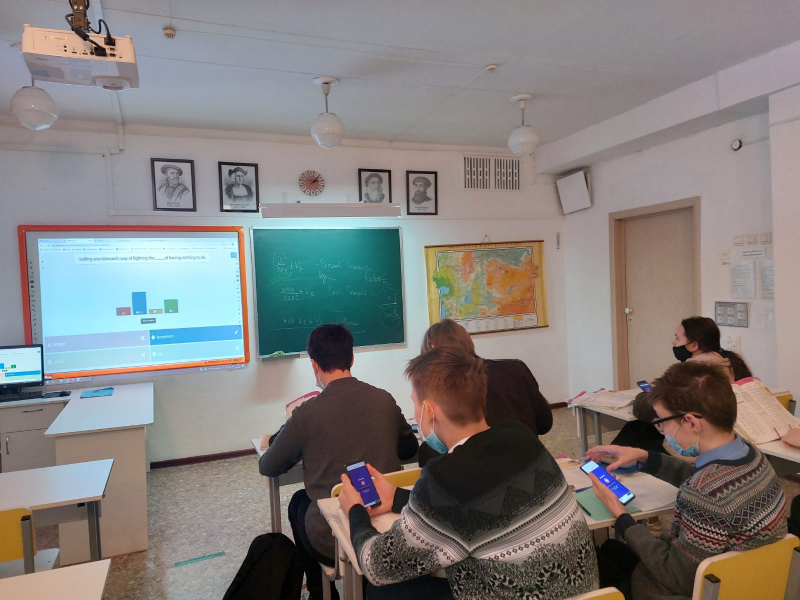 Interactive game Kahoot for the assessment sequence in 