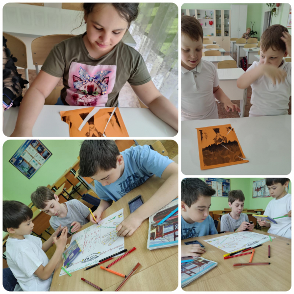 Учащиеся на уроке казахского языка