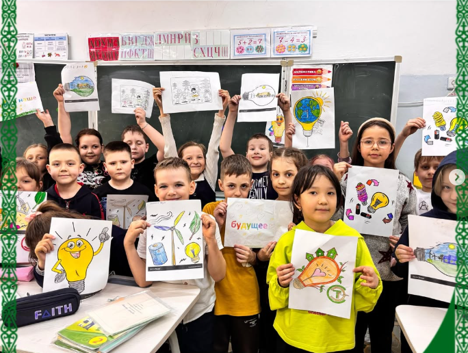 2 “Б” сыныбында “Энергияны үнемдеу - біздің болашағымыз” атты сынып сағаты өтті.