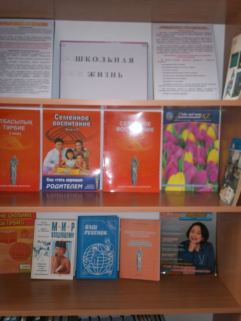 Новые книжные выставки в библиотеке:  «Школьная жизнь», «Книгоград», «Школьные трудности»