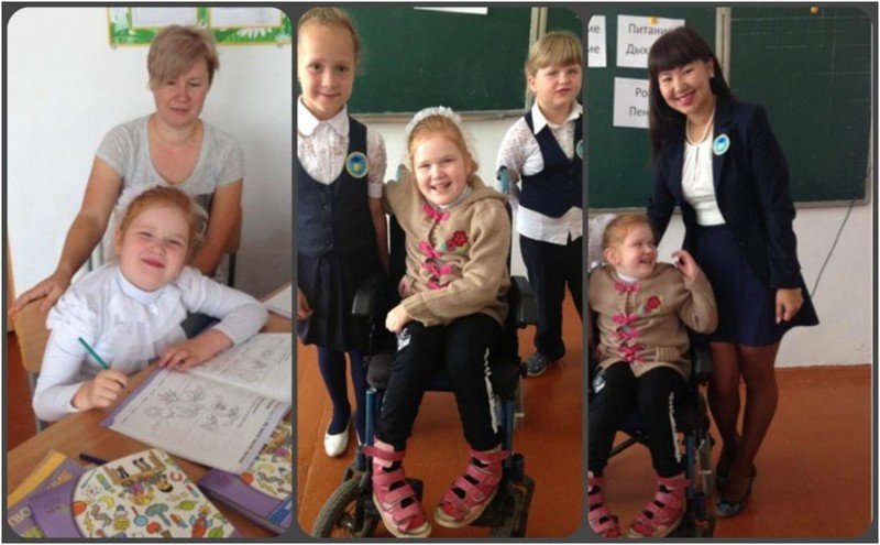 На свой урок в школу пришла наша ученица Козлова Миласлава