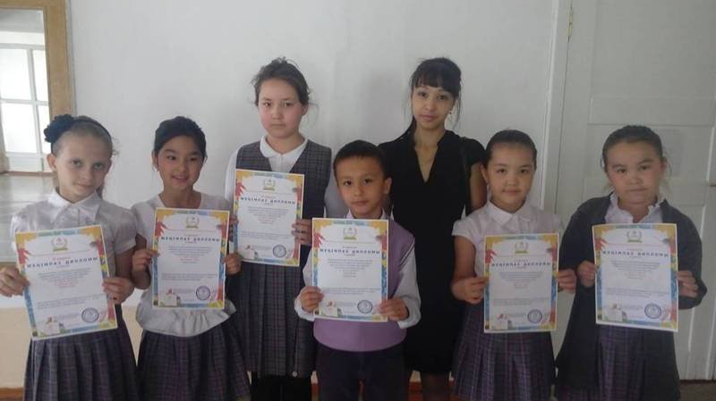 Победители дистанционной олимпиады «Нұрлы болашақ» по казахскому языку среди учащихся 1-4 классов